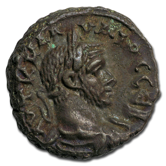 Roman Egypt Billon Tetradrachm Claudius II Gothicus XF Roman Egypt Billon Tetradrachm Claudius II Gothicus XF
